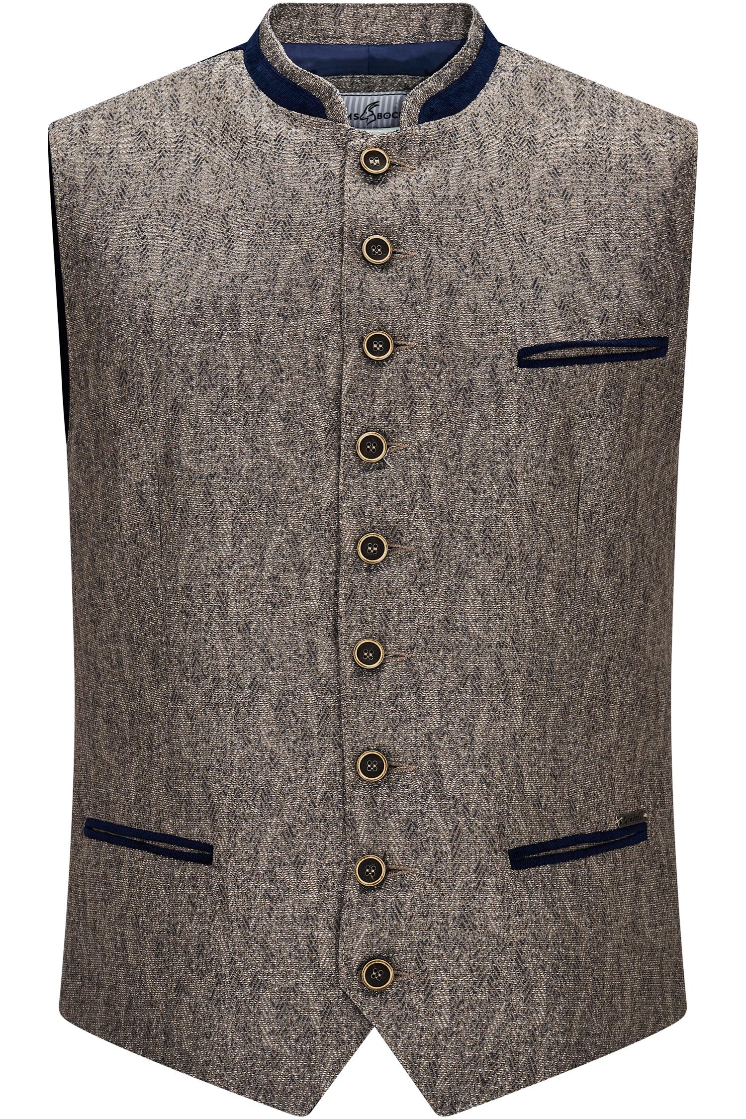 Gamsbock Weste Hans in Taupe